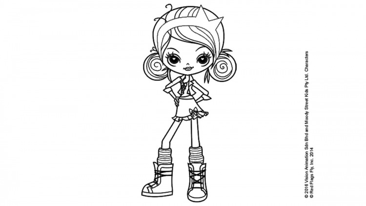 Kuku Harajuku Coloring Pages Kuku Harajuku Coloring Pages