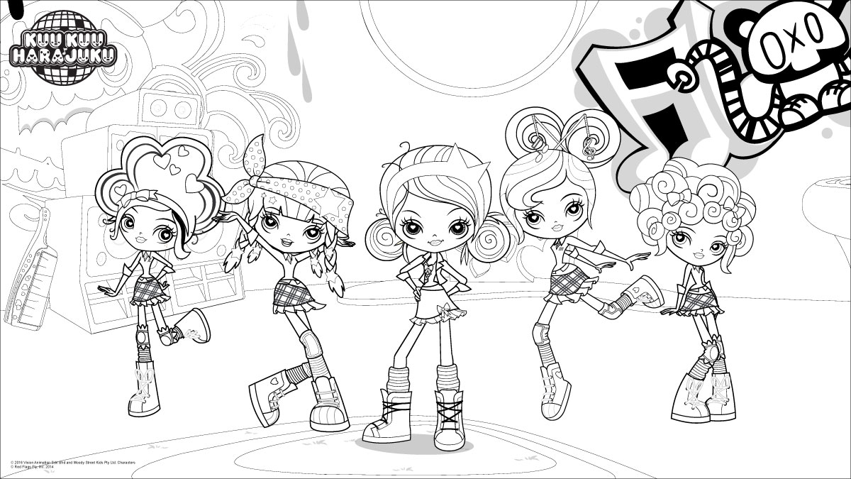 Kuu Kuu Harajuku Coloring Sheets Coloring Pages kuu-kuu-harajuku-coloring-sheets-coloring-pages